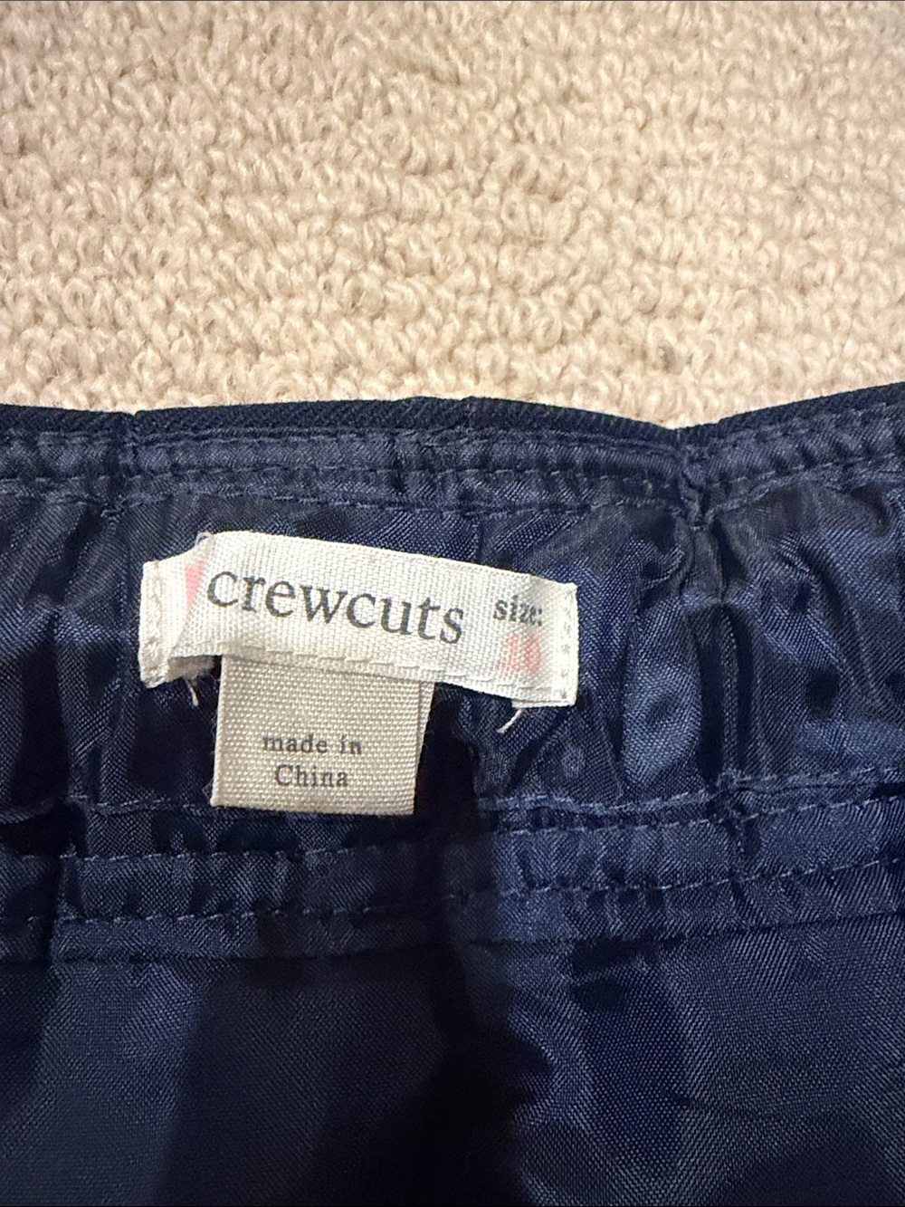 Crewcuts Navy Pleated Skirt for Kids - Picture 2 of 4